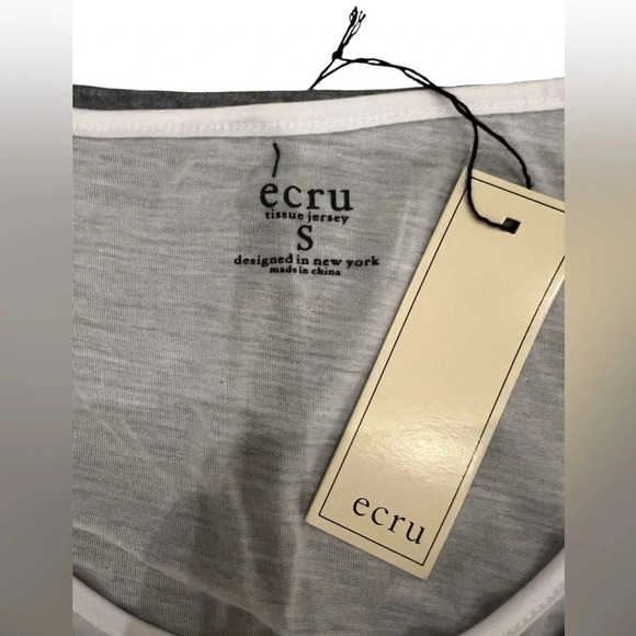 NWT Ecru Tissue Jersey Tank in size Small - Picture 3 of 3